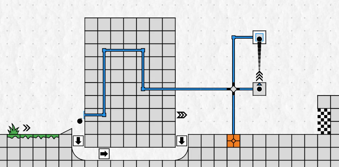 Image Placeholder: A screenshot highlighting a detailed marblebuilds automation layout, showcasing how the clean lines and minimalist UI make it easy to track complex wire connections.